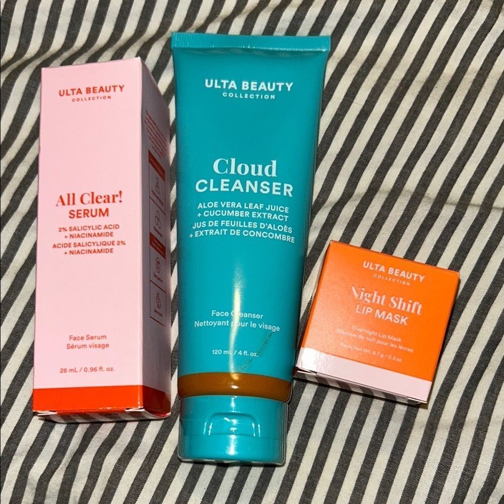 NEW 🆕
Ulta Beauty Cleanser & Exfoliant Pink and Blue